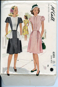 McCall 6503 Woman's dress pattern - from 1946