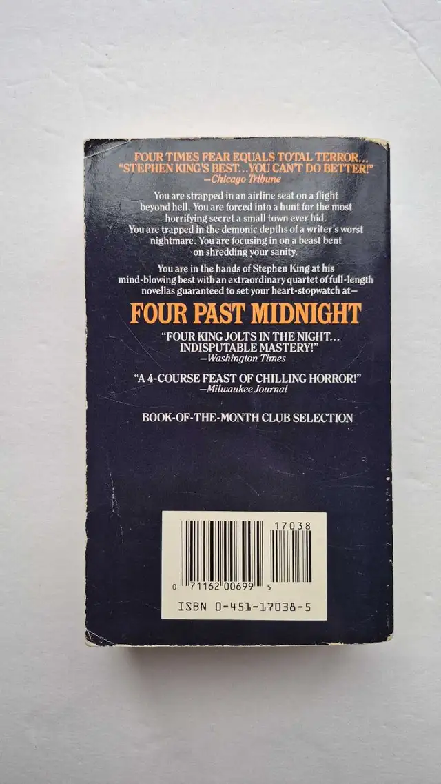 Four Past Midnight by Stephen King in Fiction in Barrie - Image 3