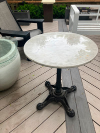 Marble Bistro Table