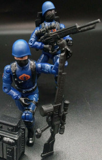 GI Joe Vintage Two Cobra Trooper 100% complet , like new BEAUTIF