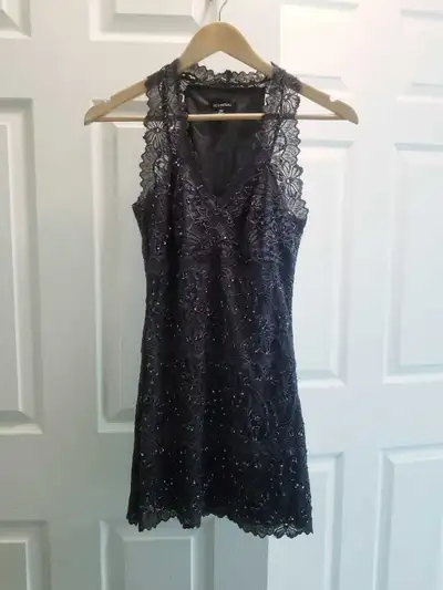 chinese dress ladies Black Strapless Gown - Feather Trim