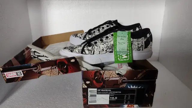 DC Shoes X Marvel Deadpool Collection Manual Skate Canvas in Men's Shoes in Belleville - Image 4