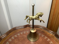 Vintage Brass Carousel Horse Bell