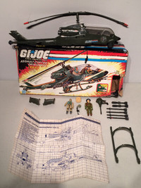 GI Joe ARAH Dragonfly 1983 Complete w Box &  2 Action Figures