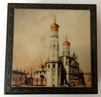 Russian "Ivan the Great Bell Tower" Lacquer Box