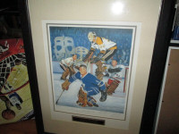 Legends of the Crease Signed Framed Lithograph