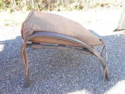 20" lawn foot stool with 2" cushion height15", View more