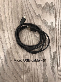 Micro USB Cable - 5 ft & 4 ft