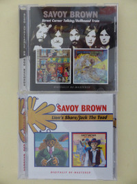 Savoy Brown 4 LP's on 2 CD's Lion's Share Street Corner Talking