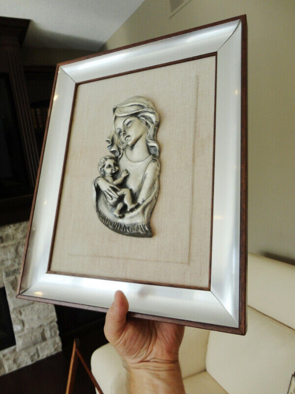 Several Pieces of  Wall Art, Framed Art & Cherub Resin Clock in Arts & Collectibles in Kitchener / Waterloo - Image 3