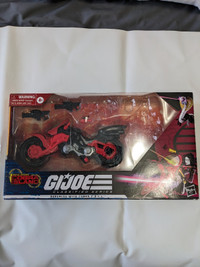 G.i Joe Cobra Baroness Bike & guns (no figure)