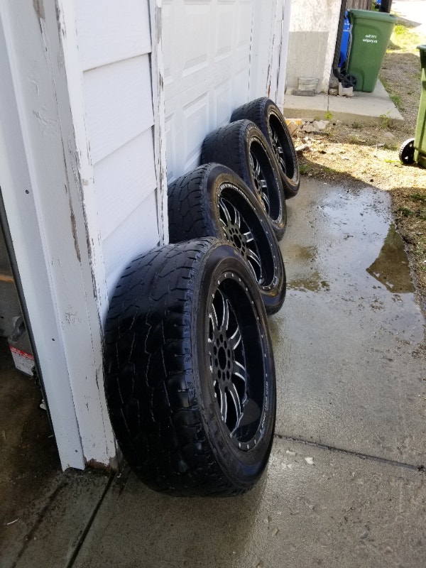 20" Red Dirt Road wheels set of 4 Tires & Rims Calgary Kijiji