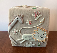 "Creative Bath Products Animal Crackers" Resin Tissue Holder