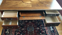 Vintage 5 drawer computer desk