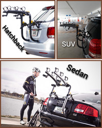 Load up to 3 bikes from sedans, to minivans Saris Bones RS 3 Bik