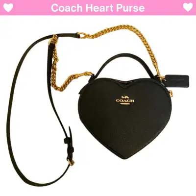 Coach Heart Purse Leather, View more
