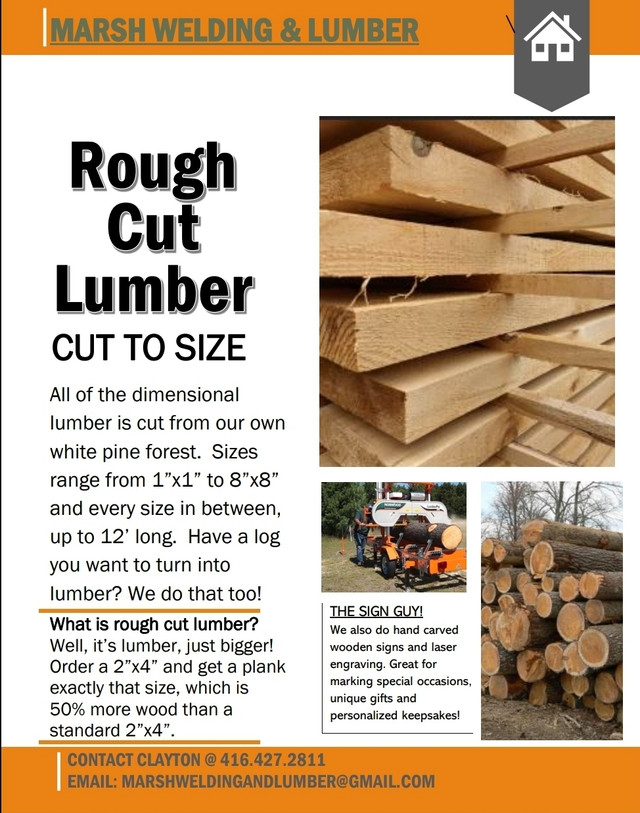 Rough cut lumber in Other in Mississauga / Peel Region