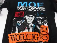 The Three Stooges t-shirt – Moe knows working out