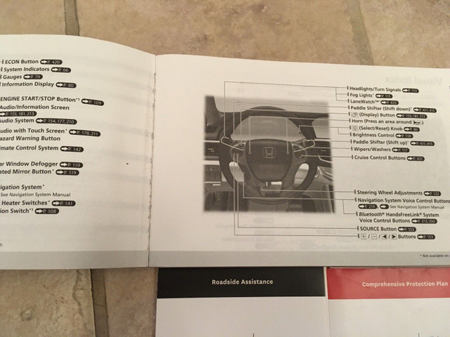 Honda Accord Coupe Owner’s Manual in Boat Parts, Trailers & Accessories in Ottawa - Image 3