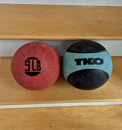 9lb and 6lb Fitness Slam Ball Medicine Ball Set. Price for Both, View more