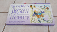 Books and puzzles - Nursery Rhyme Jigsaw Treasury - $4