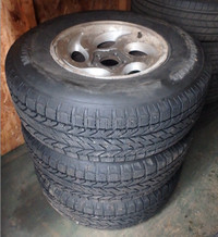 BFGoodrich Winter Slalom P235/75R15 +more rims