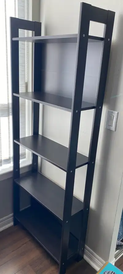 IKEA LAIVA Bookcase, Black-Brown