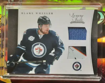 2011-2012 Panini Luxury Suite Jersey/Stick Blake Wheeler, View more