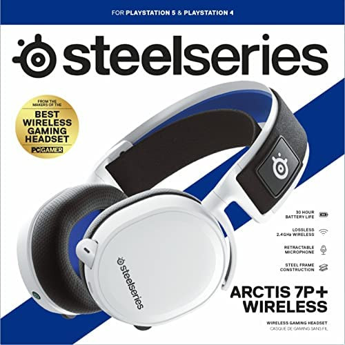 Steelseries Arctis 7p+ (plus) Wireless Gaming Headset Ps5-NEW in Headphones in Abbotsford