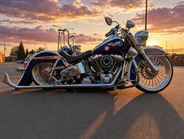 Harley Davidson Softail Deluxe Full Cholo MINT | Street, Cruisers ...