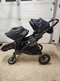 City select double stroller with bag etc