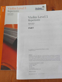RCM Violin Level 1 Repertoire
