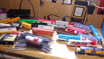 Model toy train set engine HO Bachmann Walther , View more