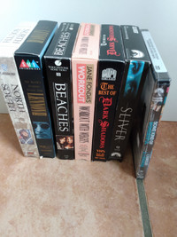 6 VHS and 1 dvd