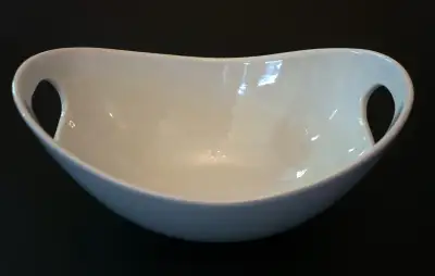Modern White Porcelain Fruit / Serving Bowl, View more