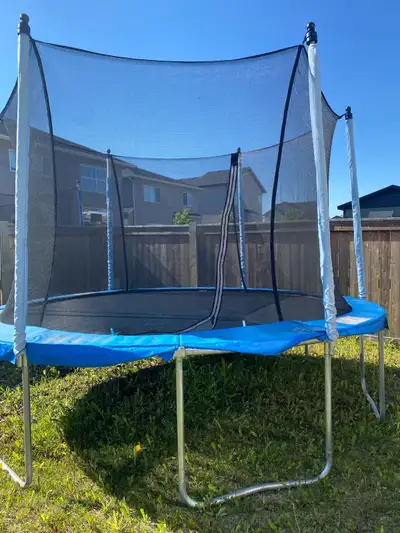 Bought the trampoline 2 years ago for 600$. My kids don’t use it a lot it’s like new nothing is wron...
