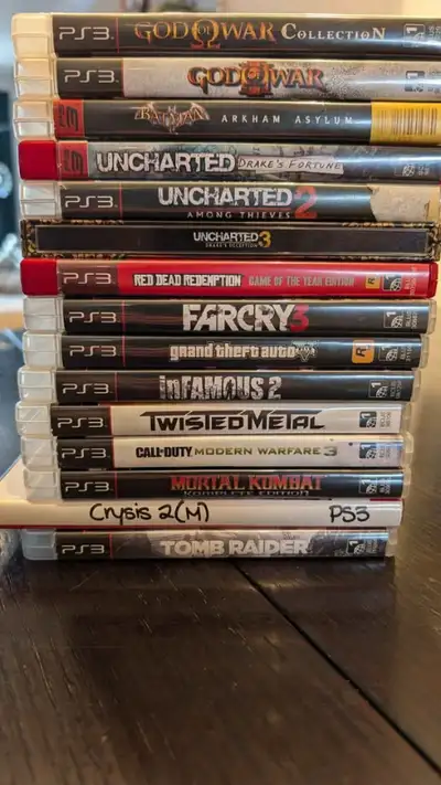 A bunch of great PS3 games for sale here. They are all in excellent condition and are fully complete...