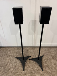 Pair of Energy Take2 Satellite Speakers with Stands