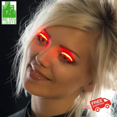 A hot new product from Big City Lights, LED eyelashes! They can blink or move back and forth or ten...