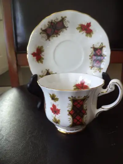 Maple Leaf Tartan Royal Adderley Ridgway Potteries Ltd. Tea Cup, View more