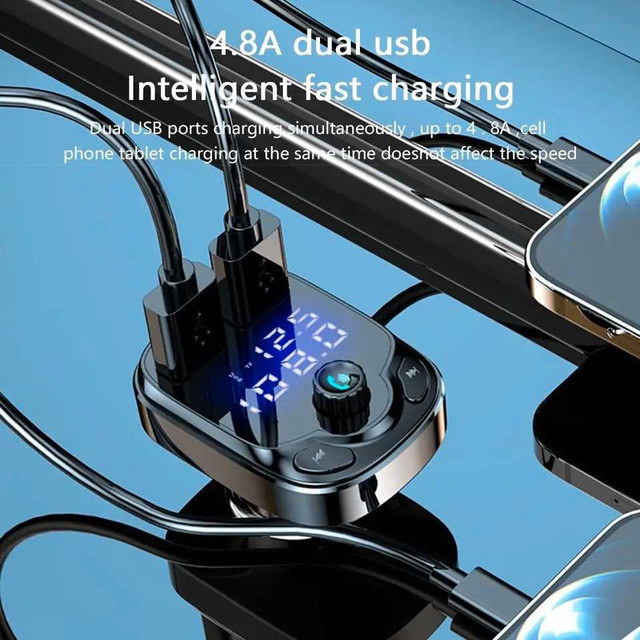 Dual USB Car Charger & Bluetooth handsfree adapter  in Other in City of Toronto - Image 2