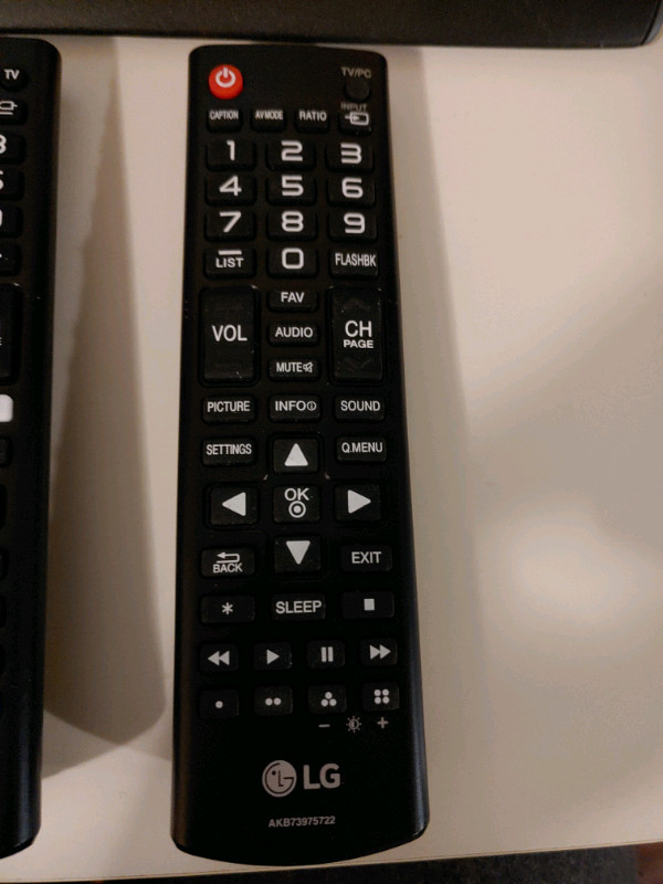 Brand new LG TV remote AKB73975722 in Video & TV Accessories in Kitchener / Waterloo