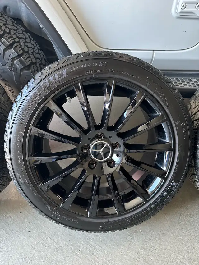 225/45 R18 Michelin Winter Tires with Mercedes AMG Rims in Tires & Rims in Calgary - Image 4