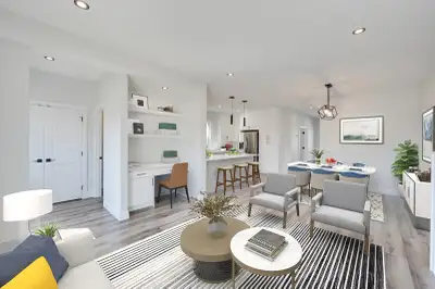 Beautiful, modern 3 bedroom + office, 2.5 bathroom home available for rent June 1st. Main floor offe...