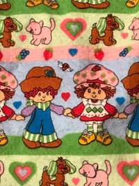 Strawberry Shortcake Huckleberry Pie Fitted Single/Twin BedSheet