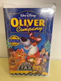 A Walt Disney Masterpiece Oliver and Company VHS Movie