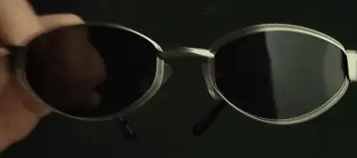 mental oval shaped sunglasses, cash only , View more