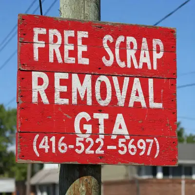 Attention Contractors/ Companies We can pick up your scrap metal items free! Truck and large HD dump...