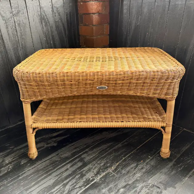 Ratana Woven Outdoor Coffee Table in Coffee Tables in St. Catharines - Image 2