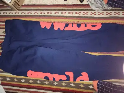 Get ready to turn heads with these brand new, navy Sp5der sweatpants in size large! Featuring a uniq...